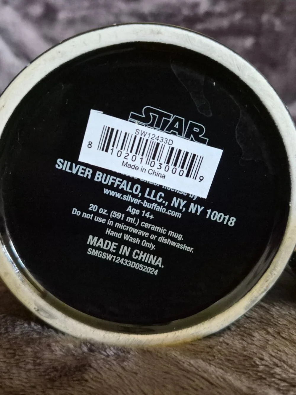 Silver Buffalo STAR WARS CERAMIC COFFEE HOT CHOCOLATE 20 oz MUG CUP